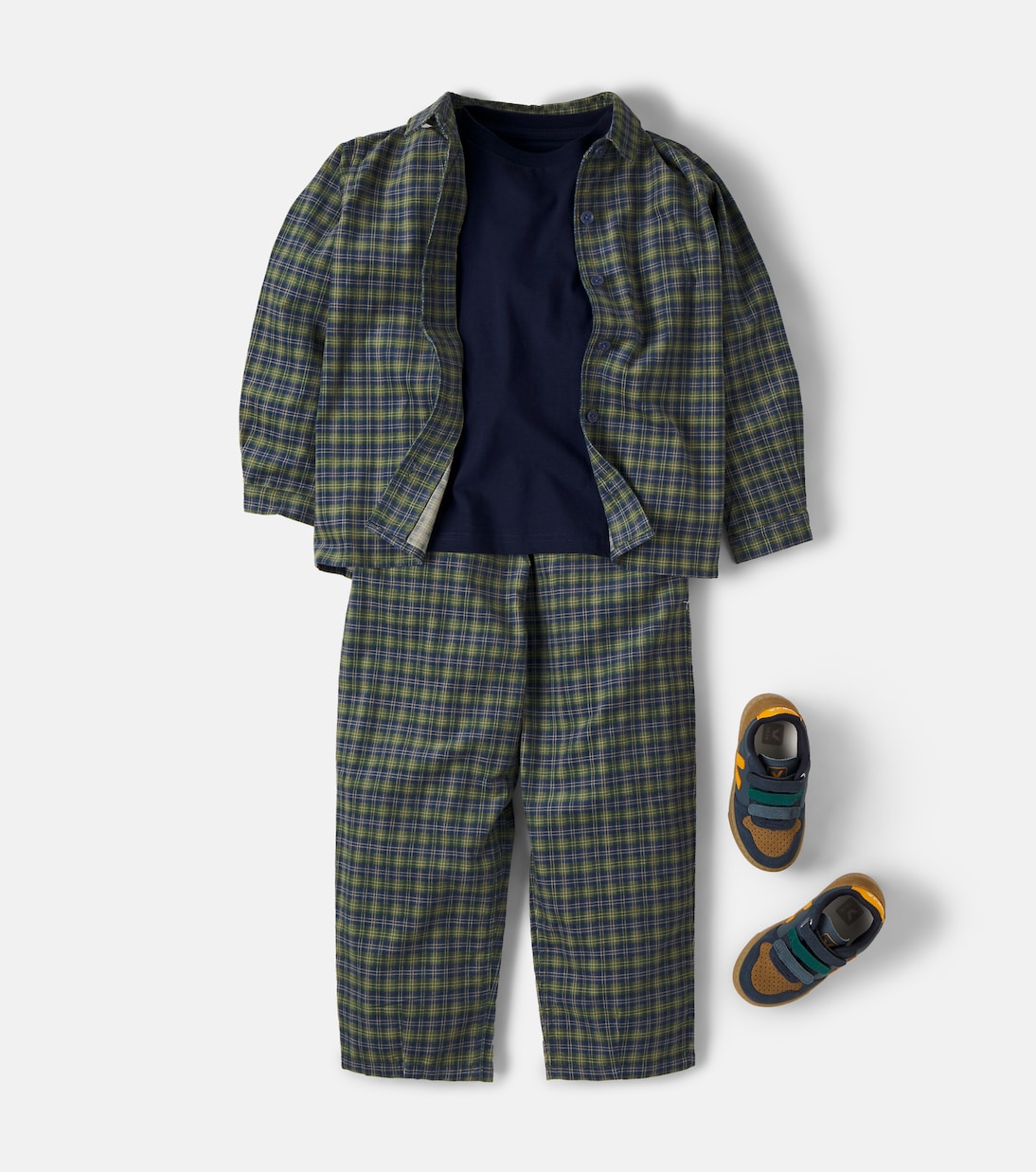 Konges Sløjd - Cara checked cotton corduroy shirt