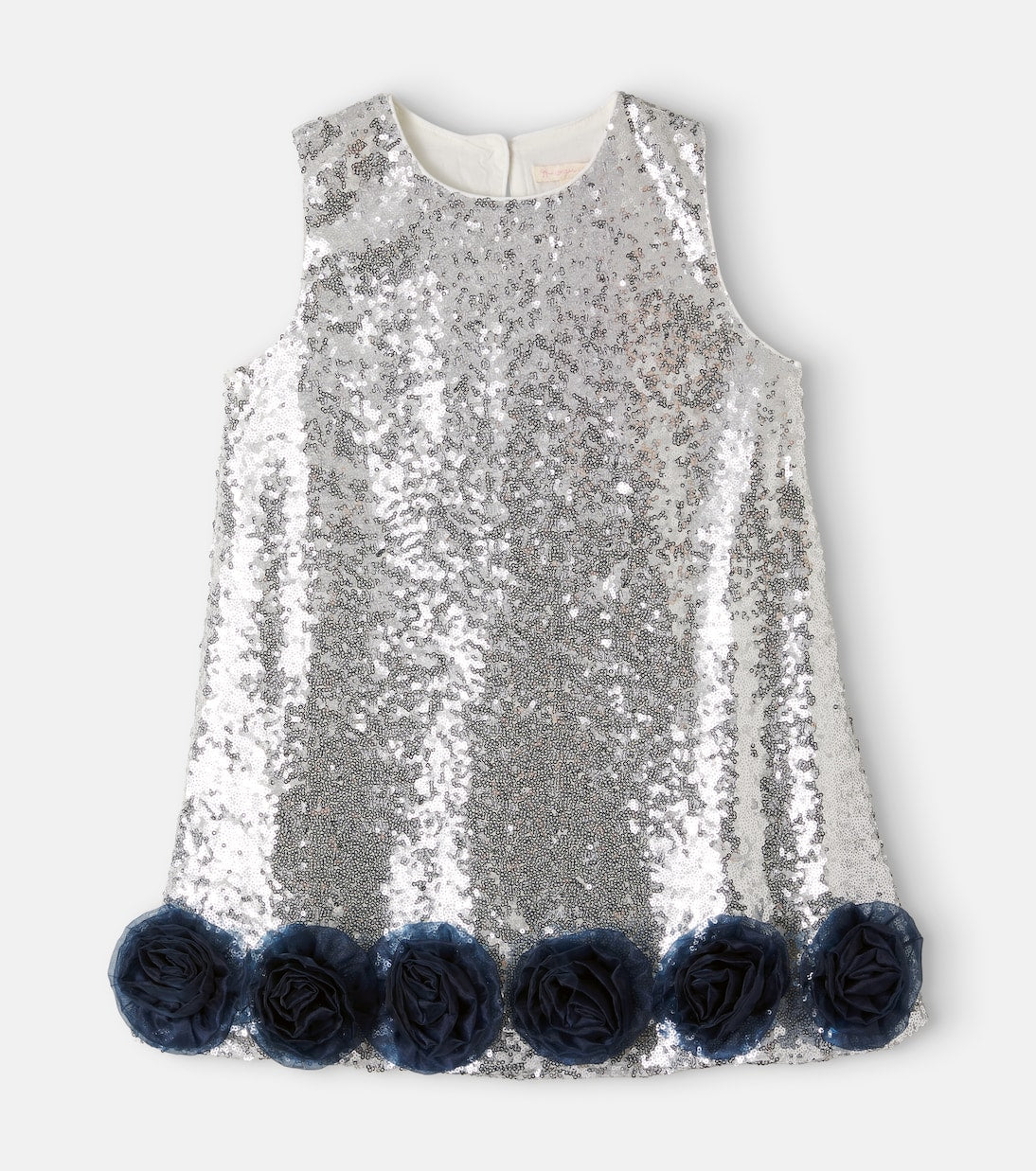 Konges Sløjd - Tindra floral-appliqué sequined dress
