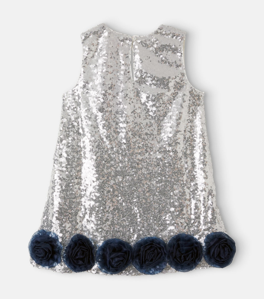 Konges Sløjd - Tindra floral-appliqué sequined dress