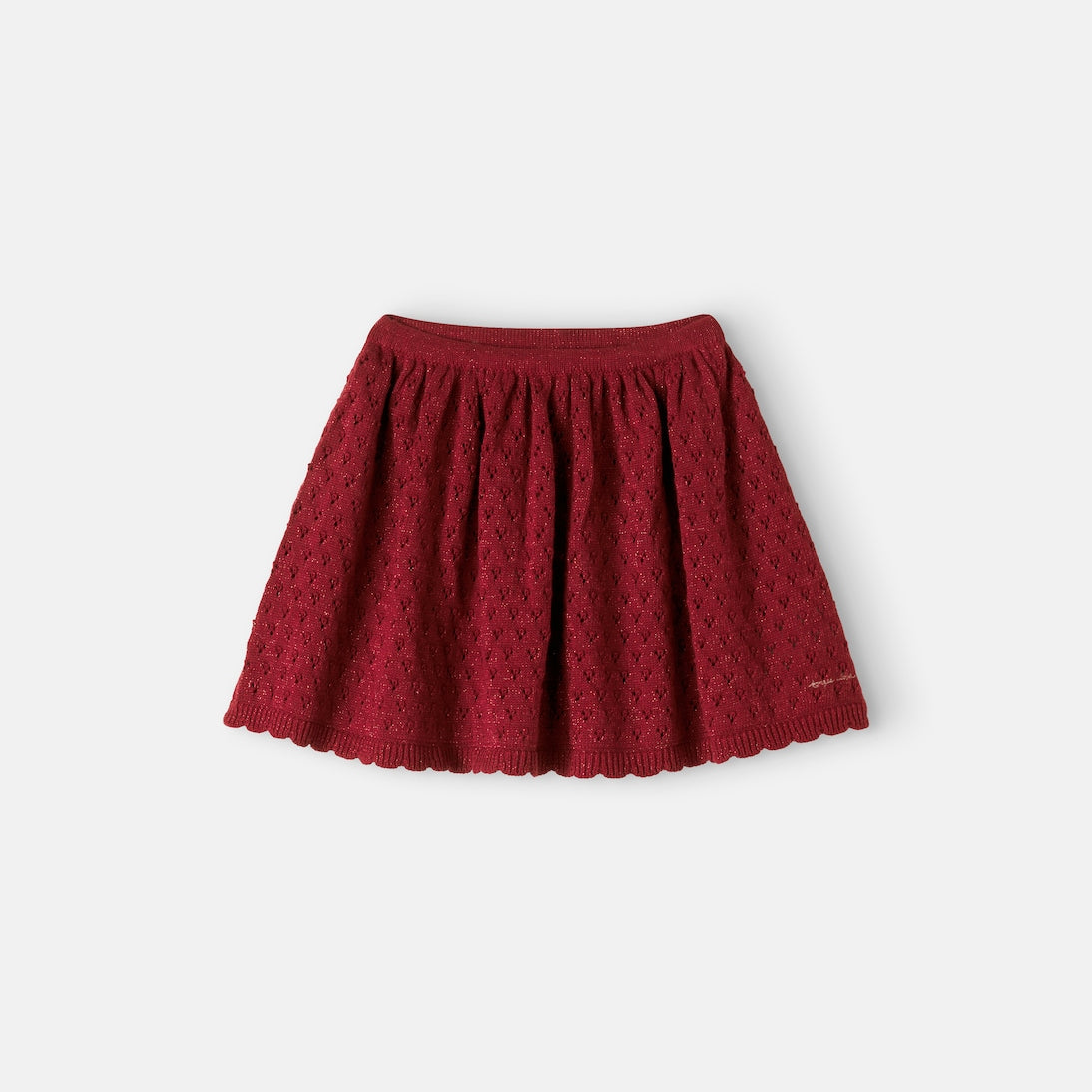 Konges Sløjd - Holiday knitted cotton-blend skirt