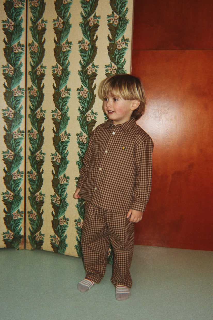 Konges Sløjd - Foret checked cotton pants