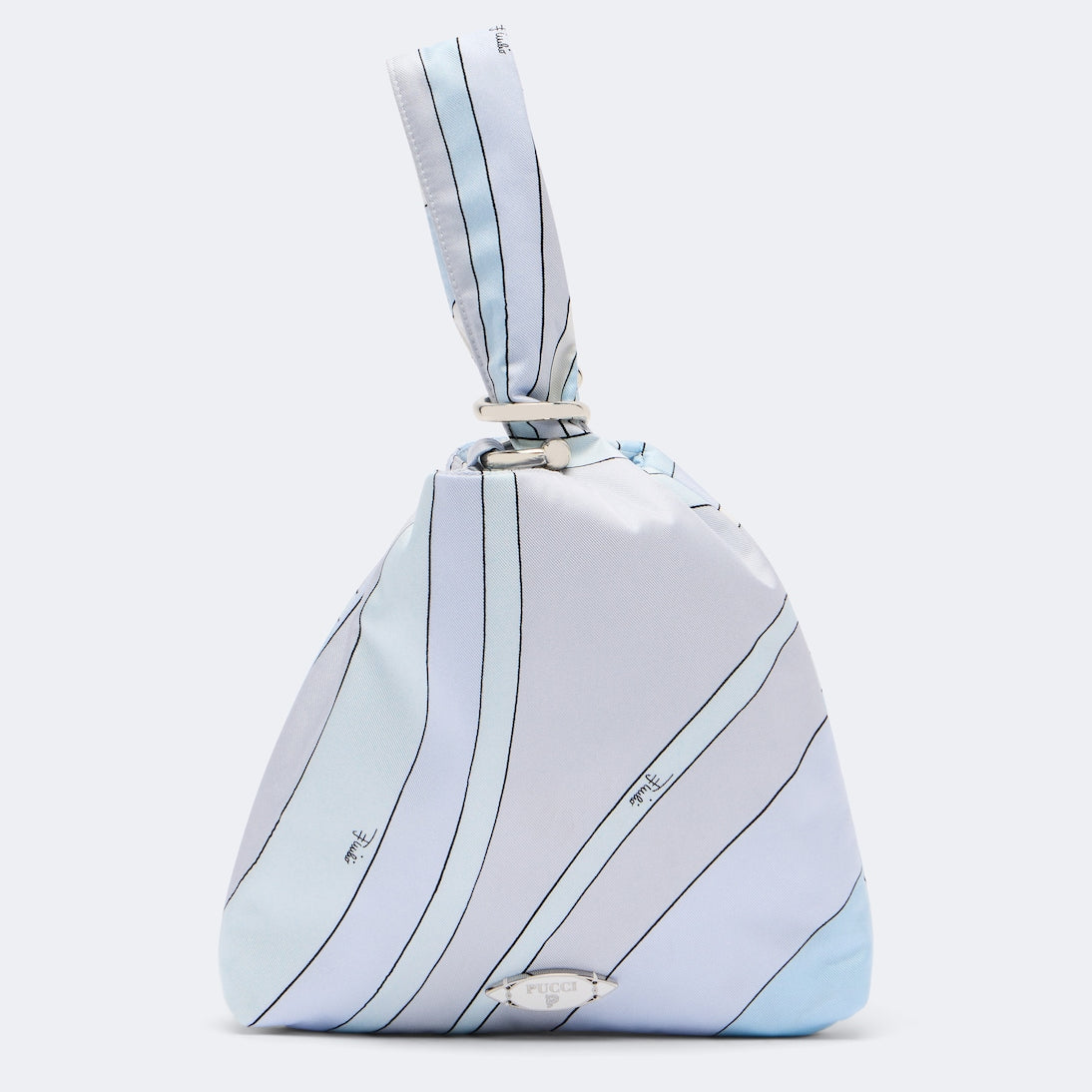Pucci - Emilio Iride silk twill top-handle bag