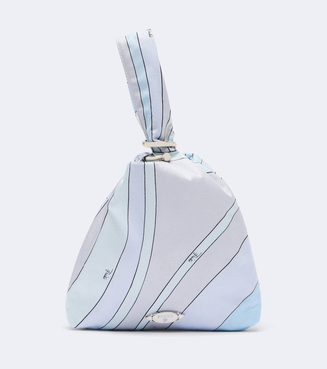 Pucci - Emilio Iride silk twill top-handle bag