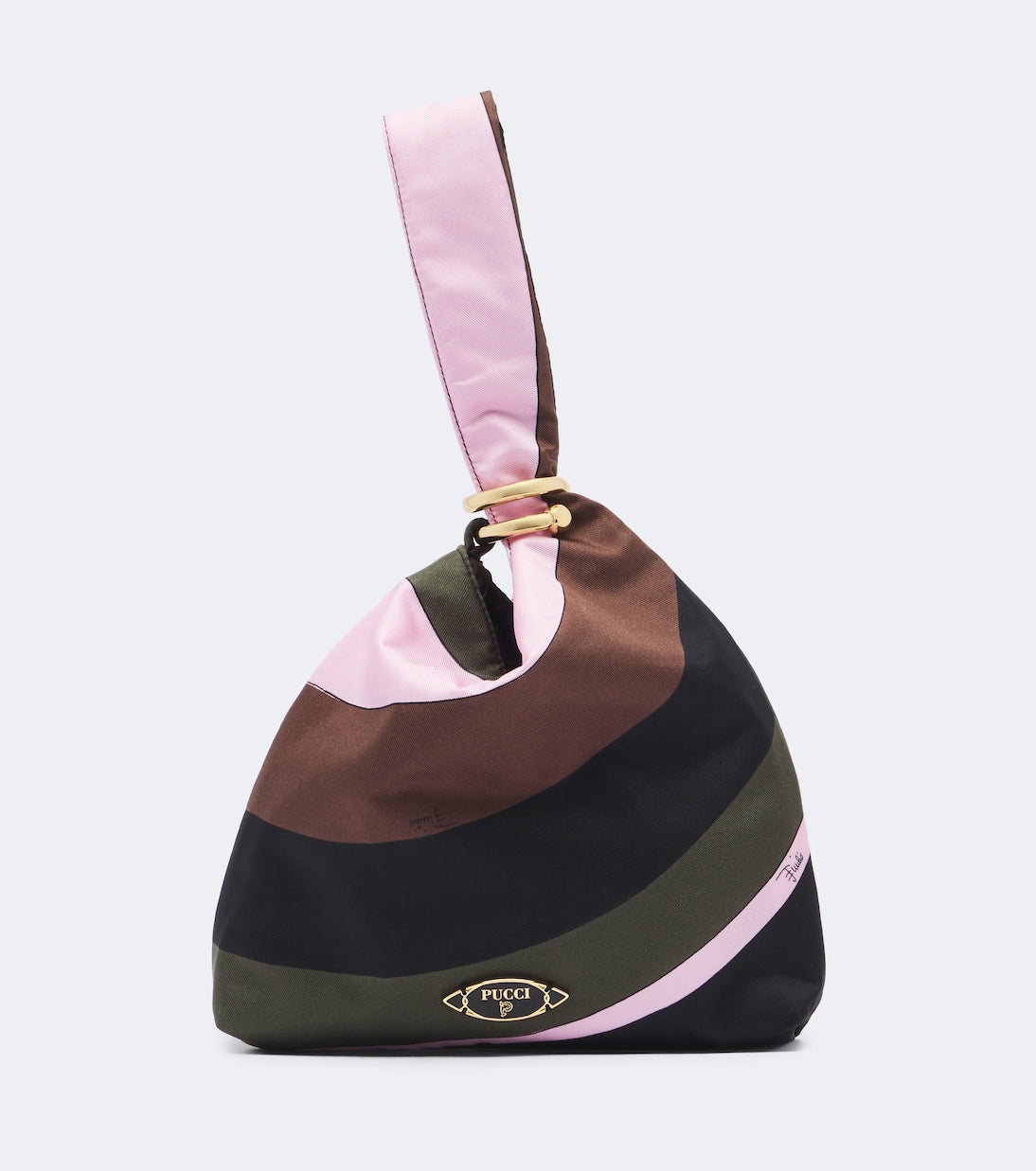Pucci - Emilio Iride twill top-handle bag