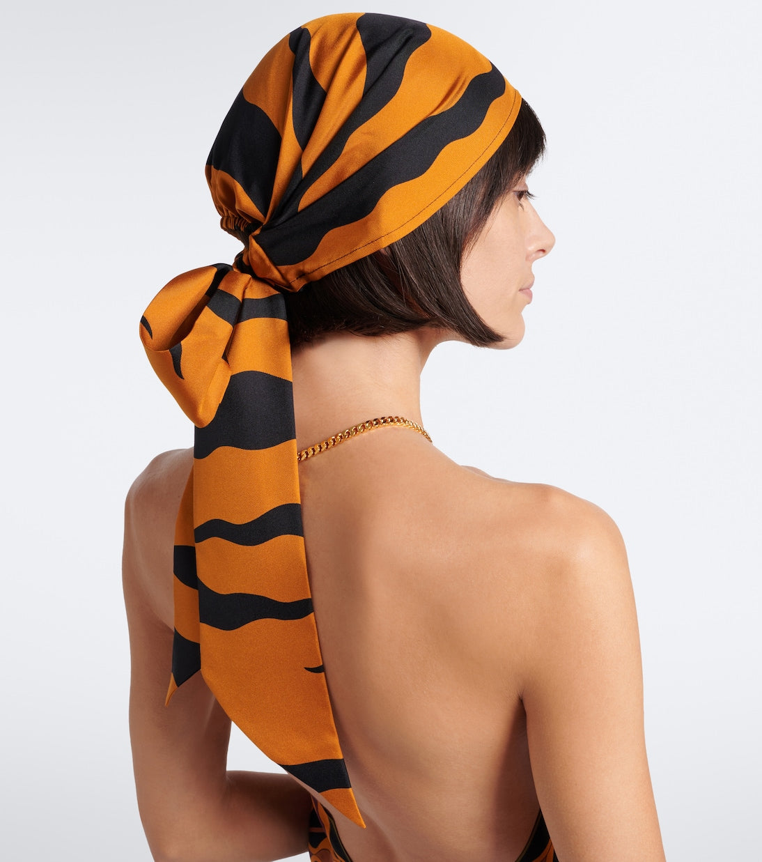 Pucci - Fiamme silk twill head wrap