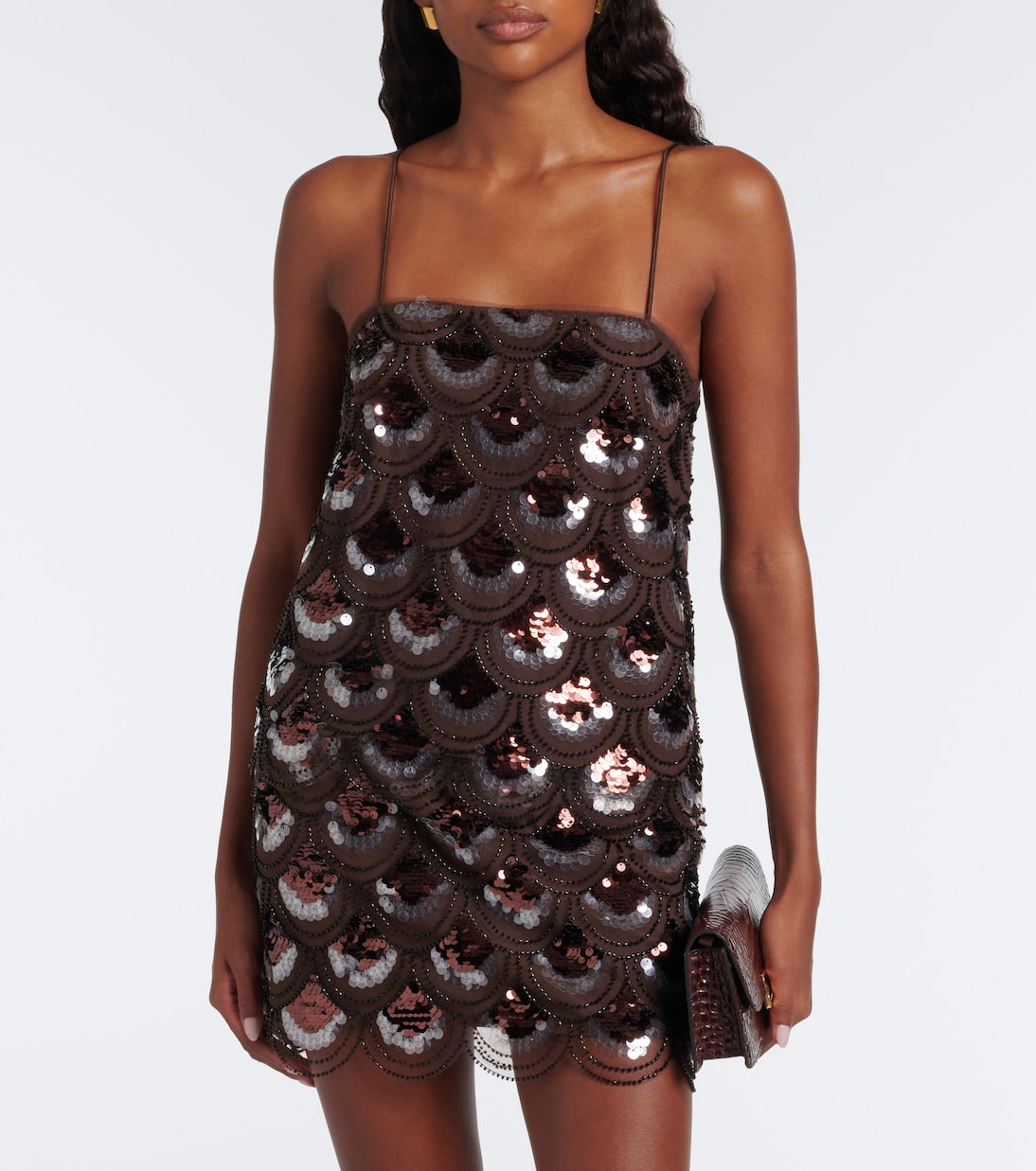 Rotate - Beaded sequined top