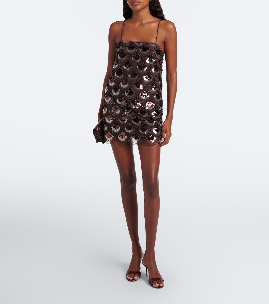 Rotate - Beaded sequined top