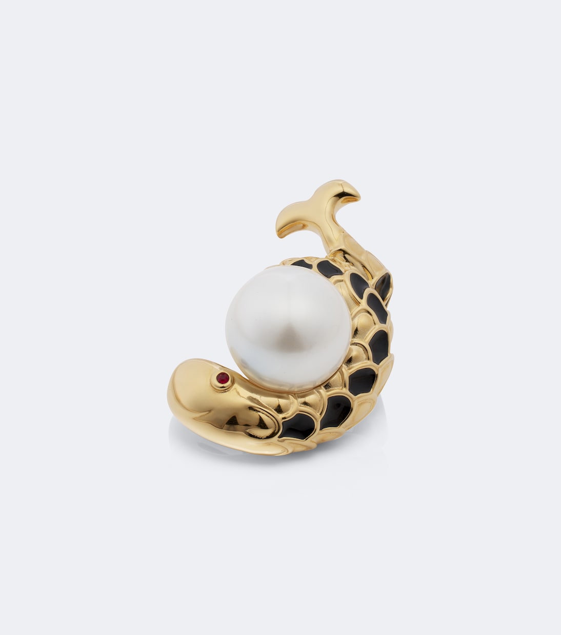 Pucci - Fish embellished enamel ring