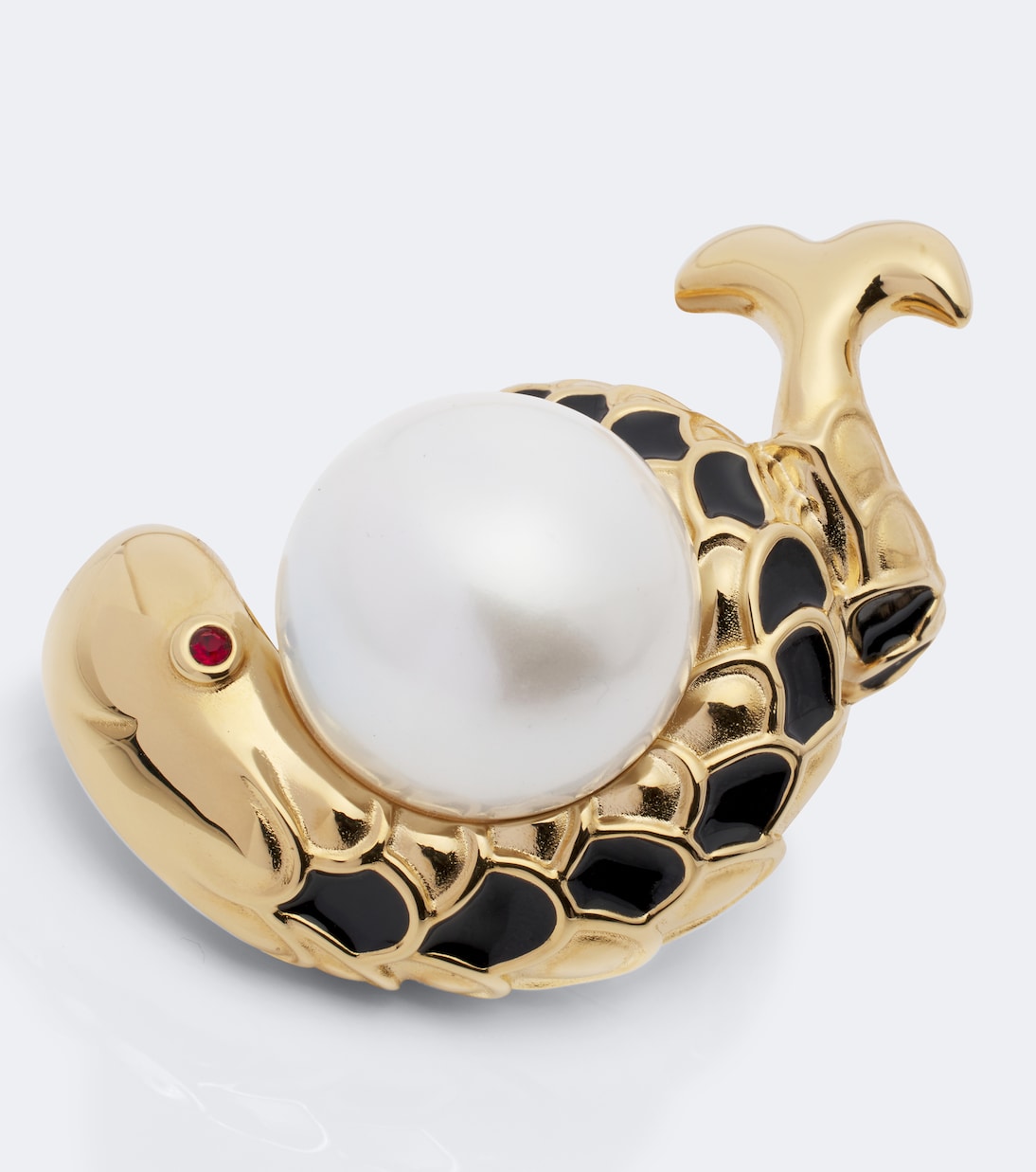Pucci - Fish embellished enamel ring