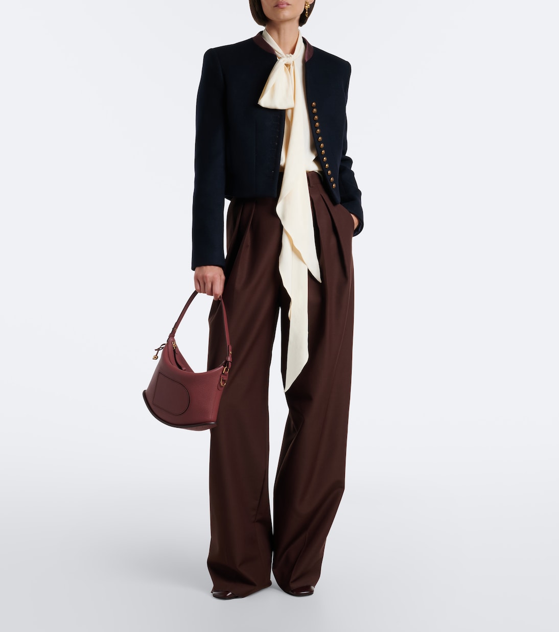 Delvaux - Pin Swing Medium leather shoulder bag