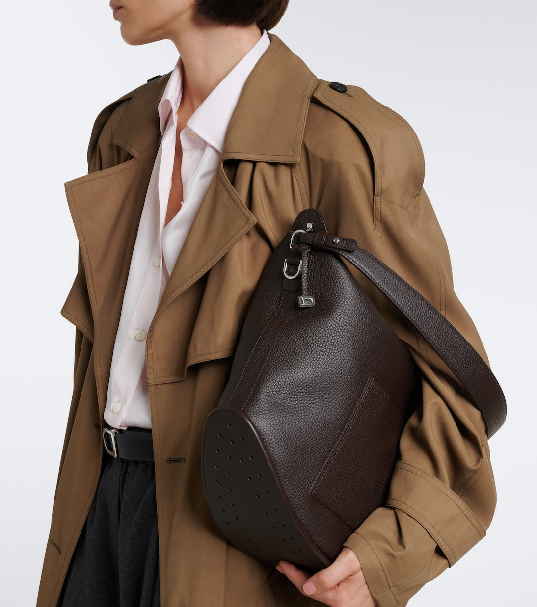 Delvaux - Pin Swing XL leather shoulder bag