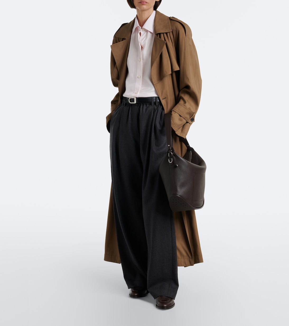 Delvaux - Pin Swing XL leather shoulder bag