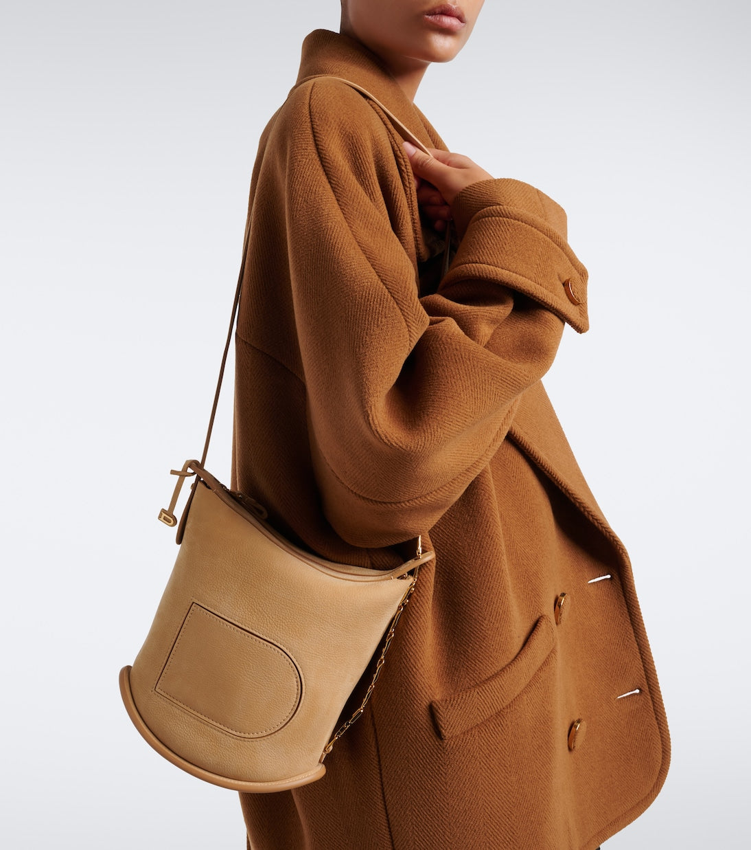 Delvaux - Pin Twist Small leather crossbody bag