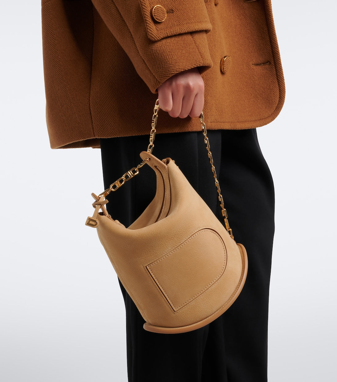 Delvaux - Pin Twist Small leather crossbody bag