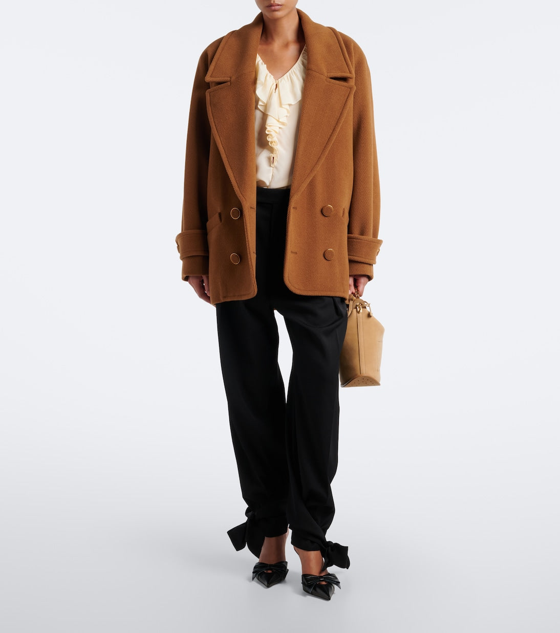 Delvaux - Pin Twist Small leather crossbody bag
