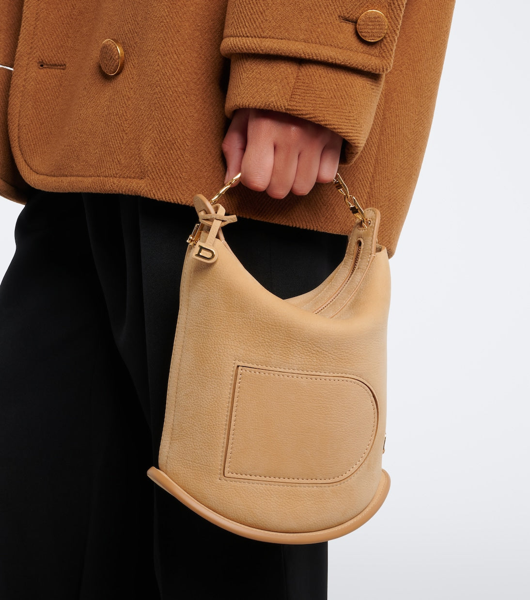 Delvaux - Pin Twist Small leather crossbody bag