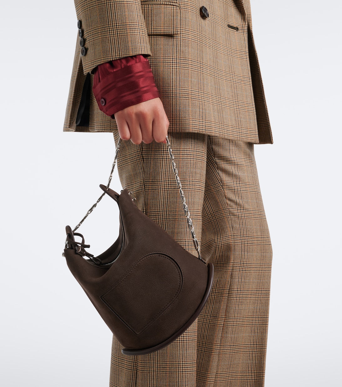 Delvaux - Pin Twist Small leather crossbody bag