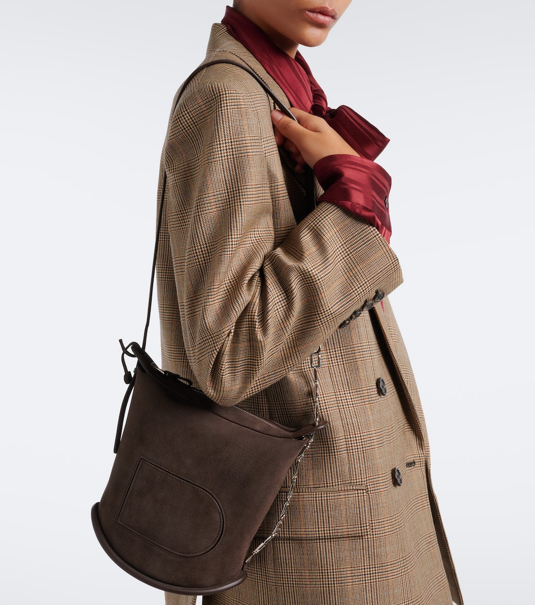 Delvaux - Pin Twist Small leather crossbody bag