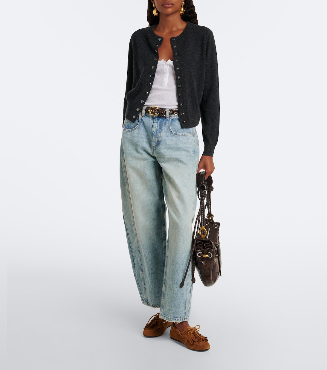 Isabel Marant - Oriane barrel-leg jeans