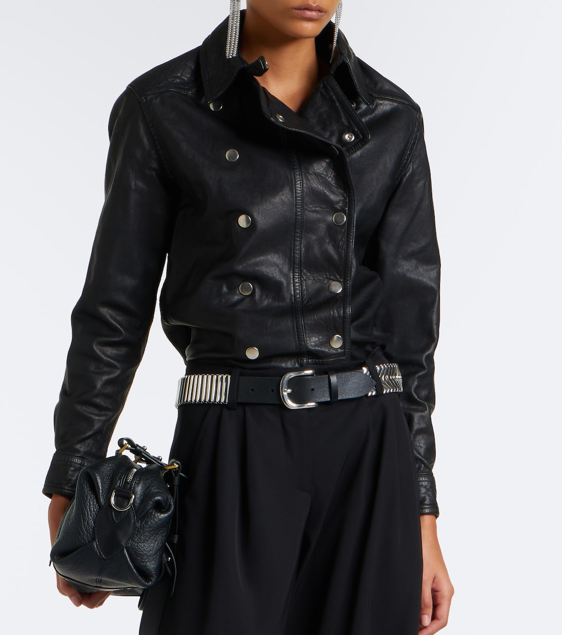 Isabel Marant - Valdy leather shirt