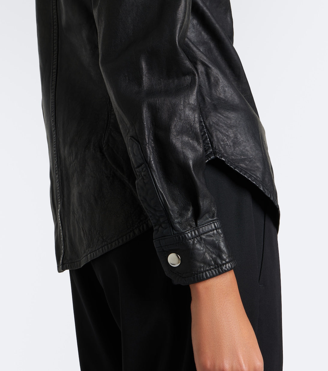 Isabel Marant - Valdy leather shirt