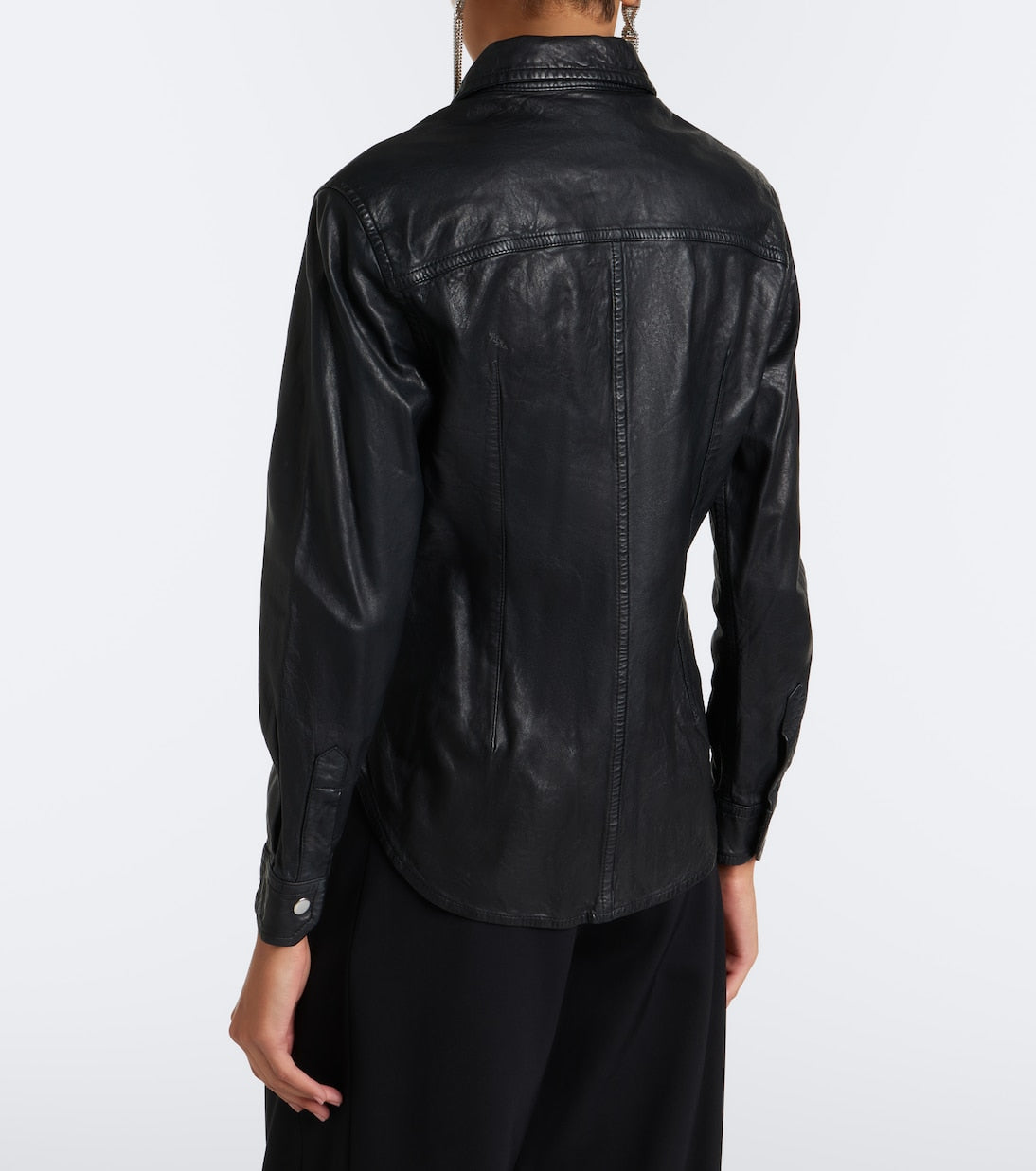 Isabel Marant - Valdy leather shirt