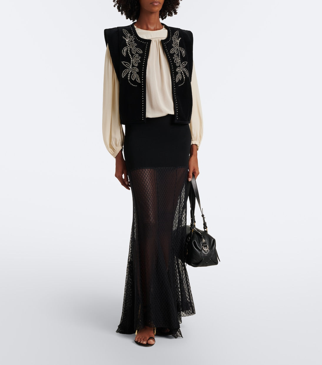 Isabel Marant - Ioana lace maxi skirt