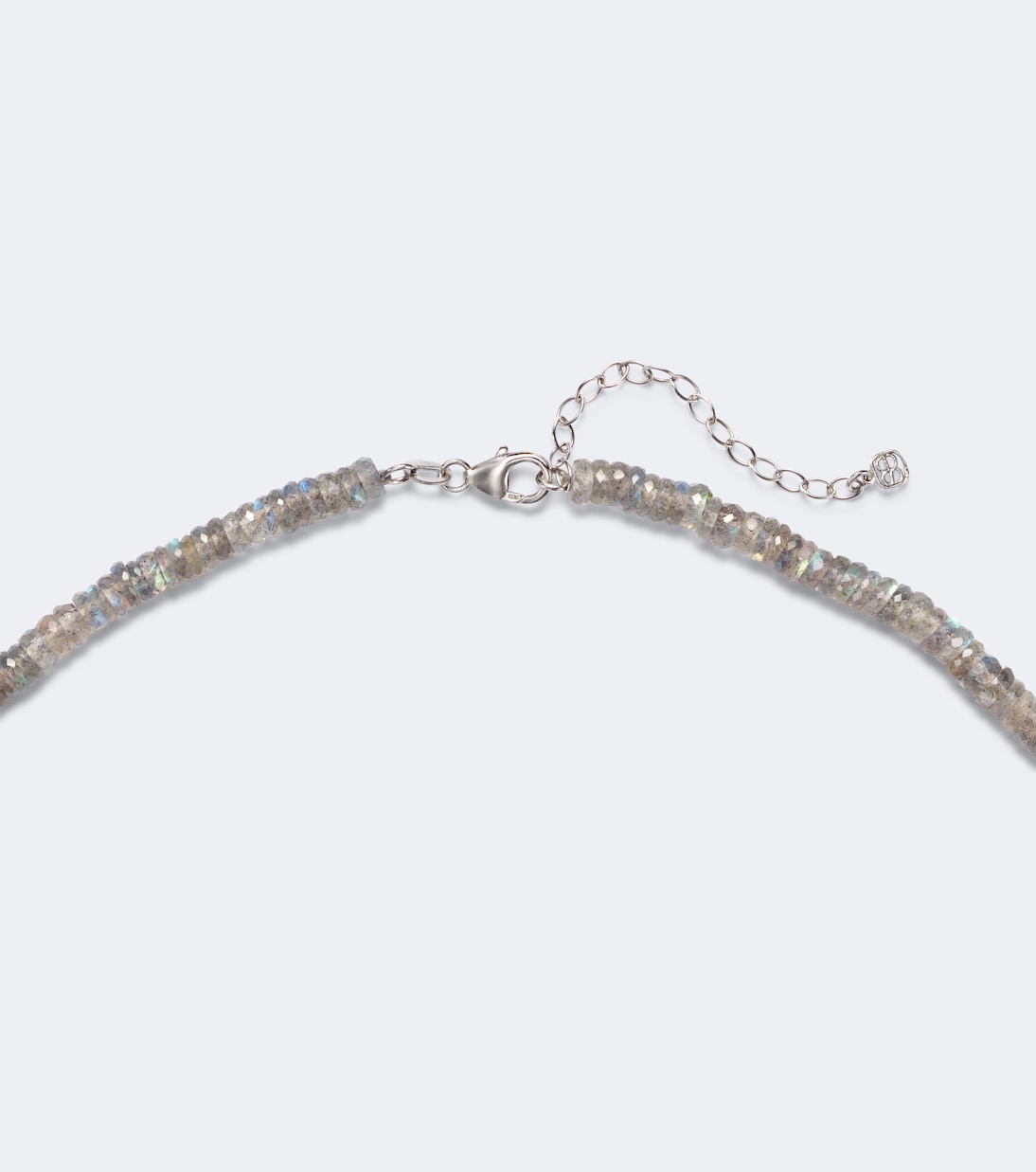 Sydney Evan - 14kt gold beaded necklace with quartz and diamonds