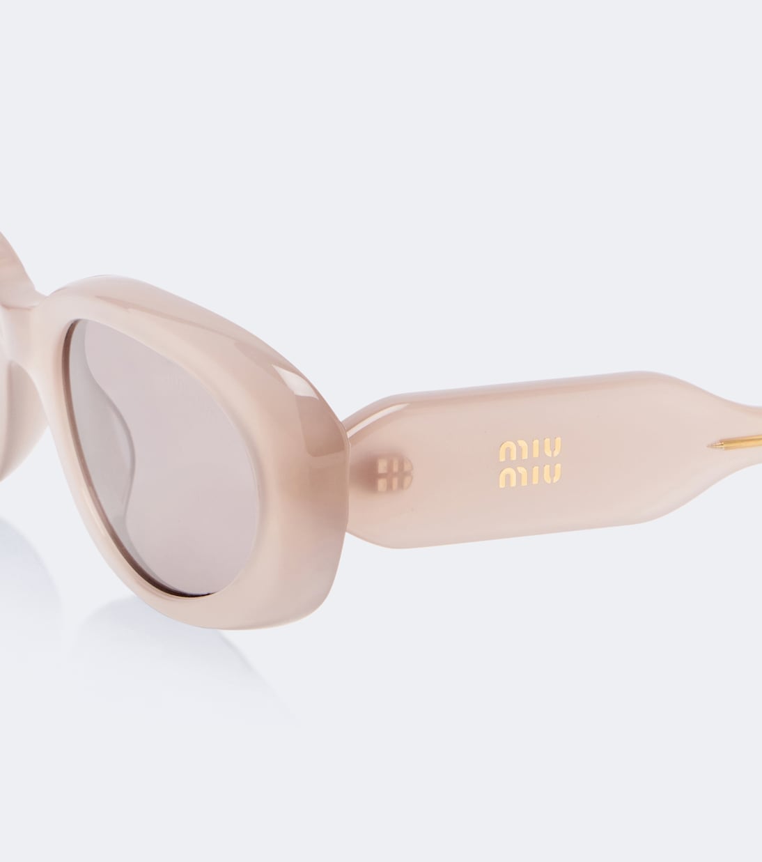 Miu Miu - Signature oval sunglasses