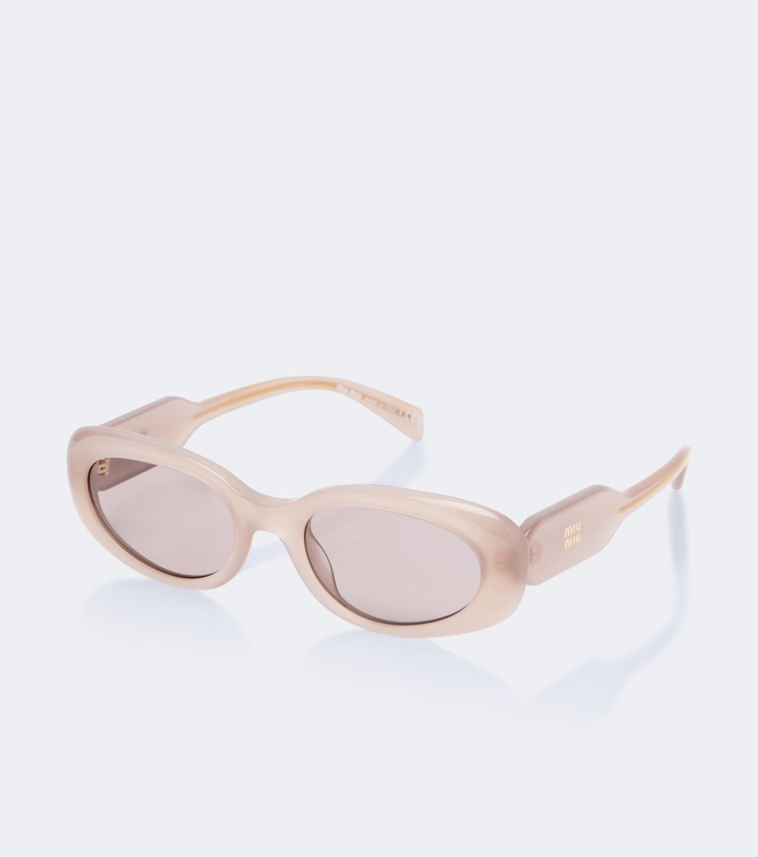 Miu Miu - Signature oval sunglasses