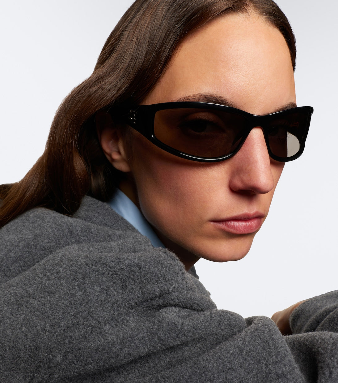 Miu Miu - Signature rectangular sunglasses