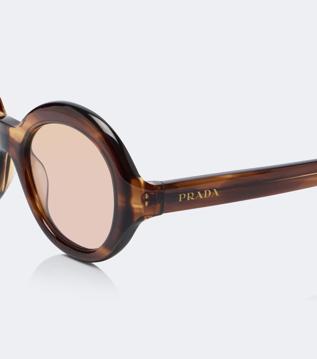 Prada - Shadowplay round sunglasses