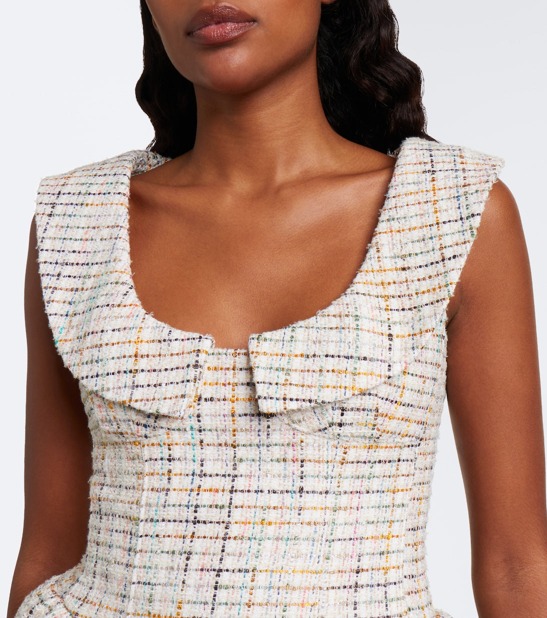 Shushu/Tong - Cotton-blend tweed minidress