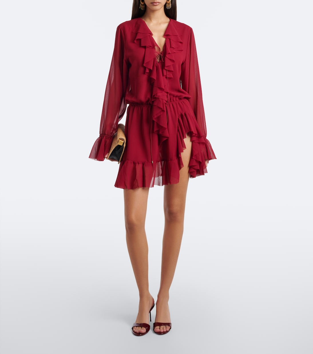 Bananhot - Bellen ruffled minidress