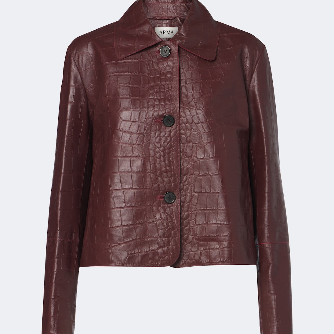 Arma - Emy croc-effect leather jacket