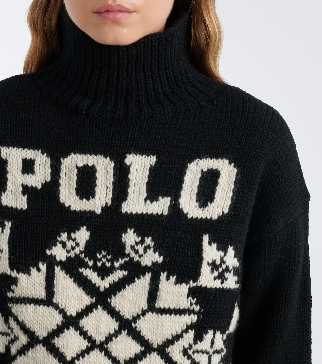 Polo Ralph Lauren - Intarsia wool turtleneck sweater