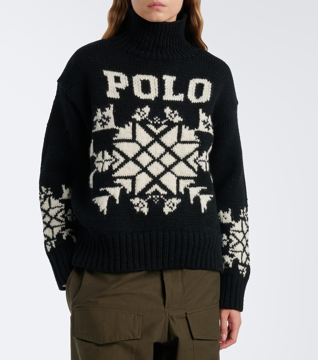 Polo Ralph Lauren - Intarsia wool turtleneck sweater