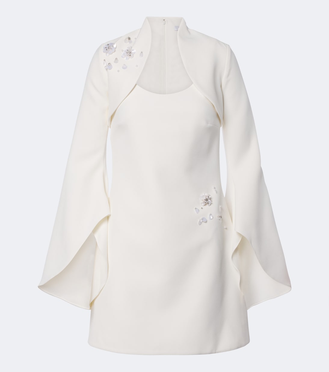 Safiyaa - Bridal Fran embellished crêpe minidress