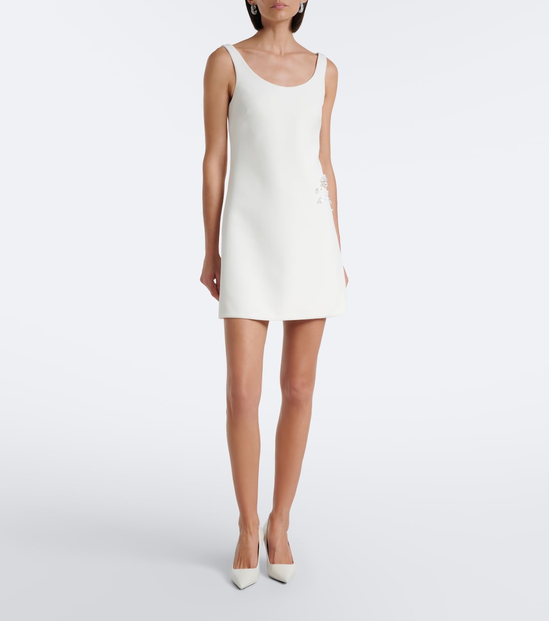 Safiyaa - Bridal Fran embellished crêpe minidress