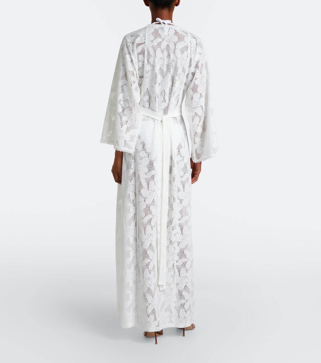 Melissa Odabash - Nina floral sheer lace kaftan