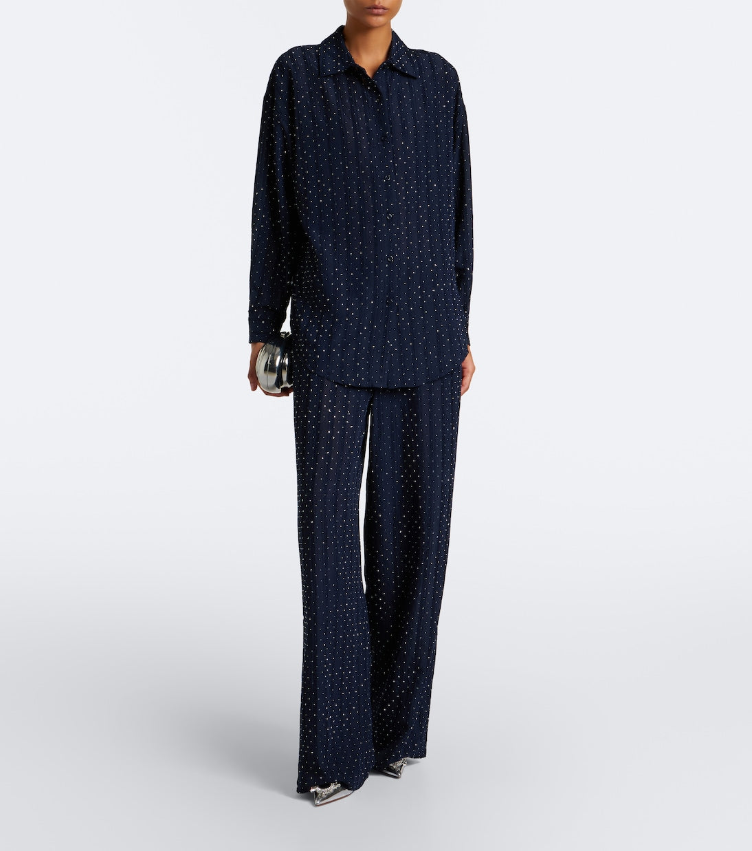 Melissa Odabash - Trisha embellished palazzo pants