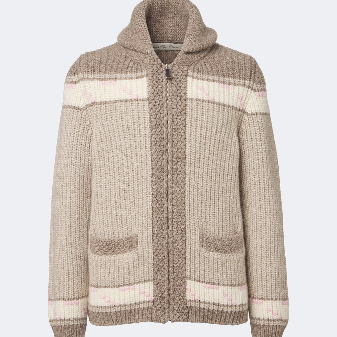 God's True Cashmere - Dudley cashmere cardigan with amethyst