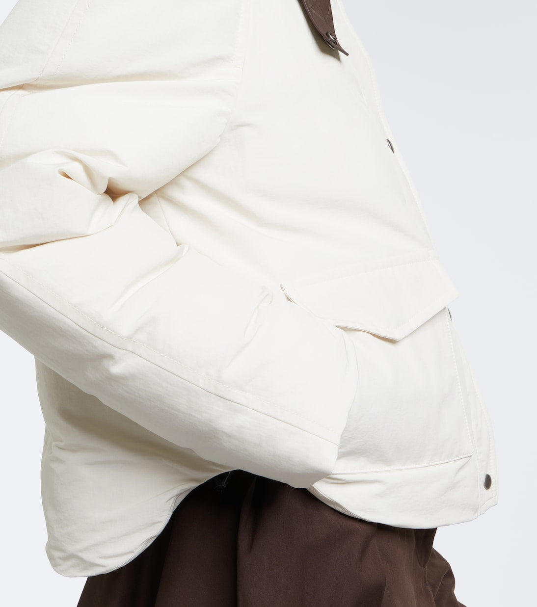 Loewe - Shearling-trimmed cotton-blend blouson jacket