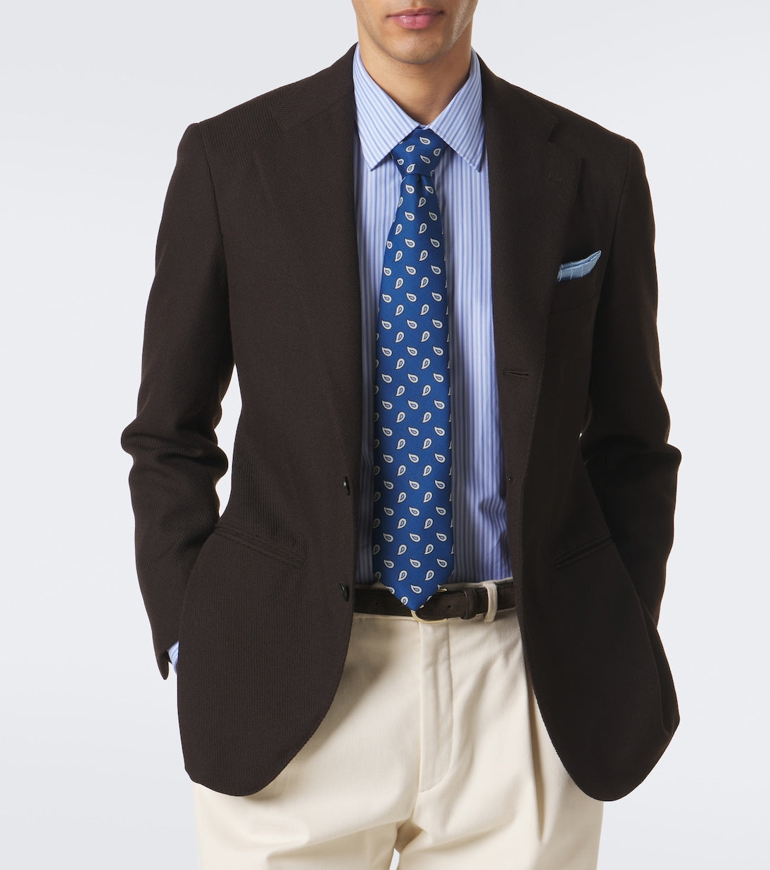 Charvet - Paisley silk twill tie