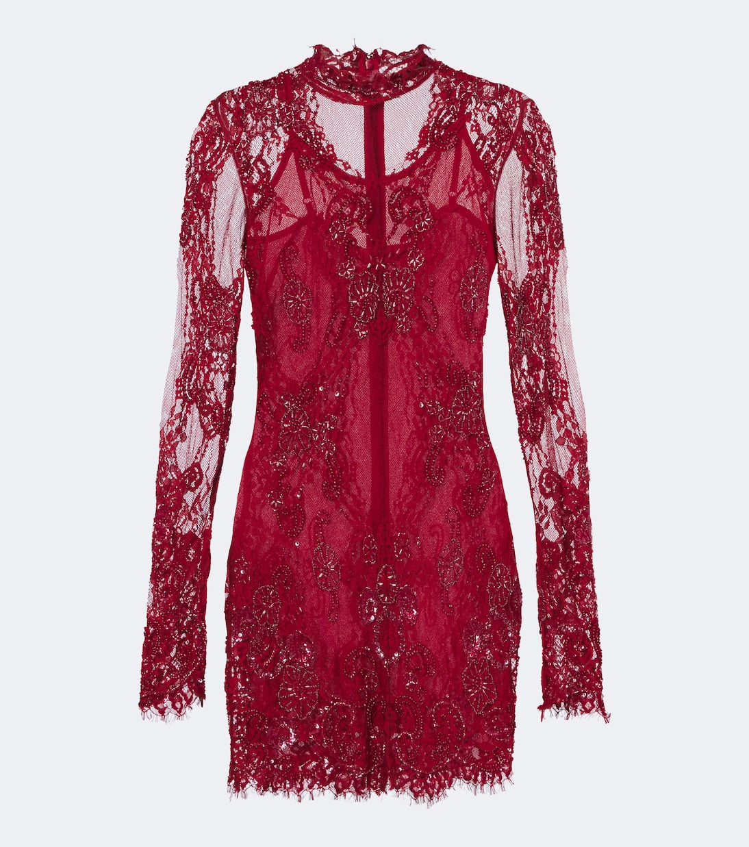 Blumarine - Embellished lace minidress