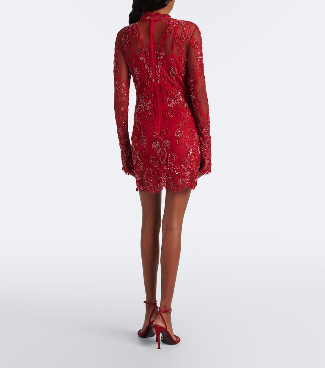 Blumarine - Embellished lace minidress