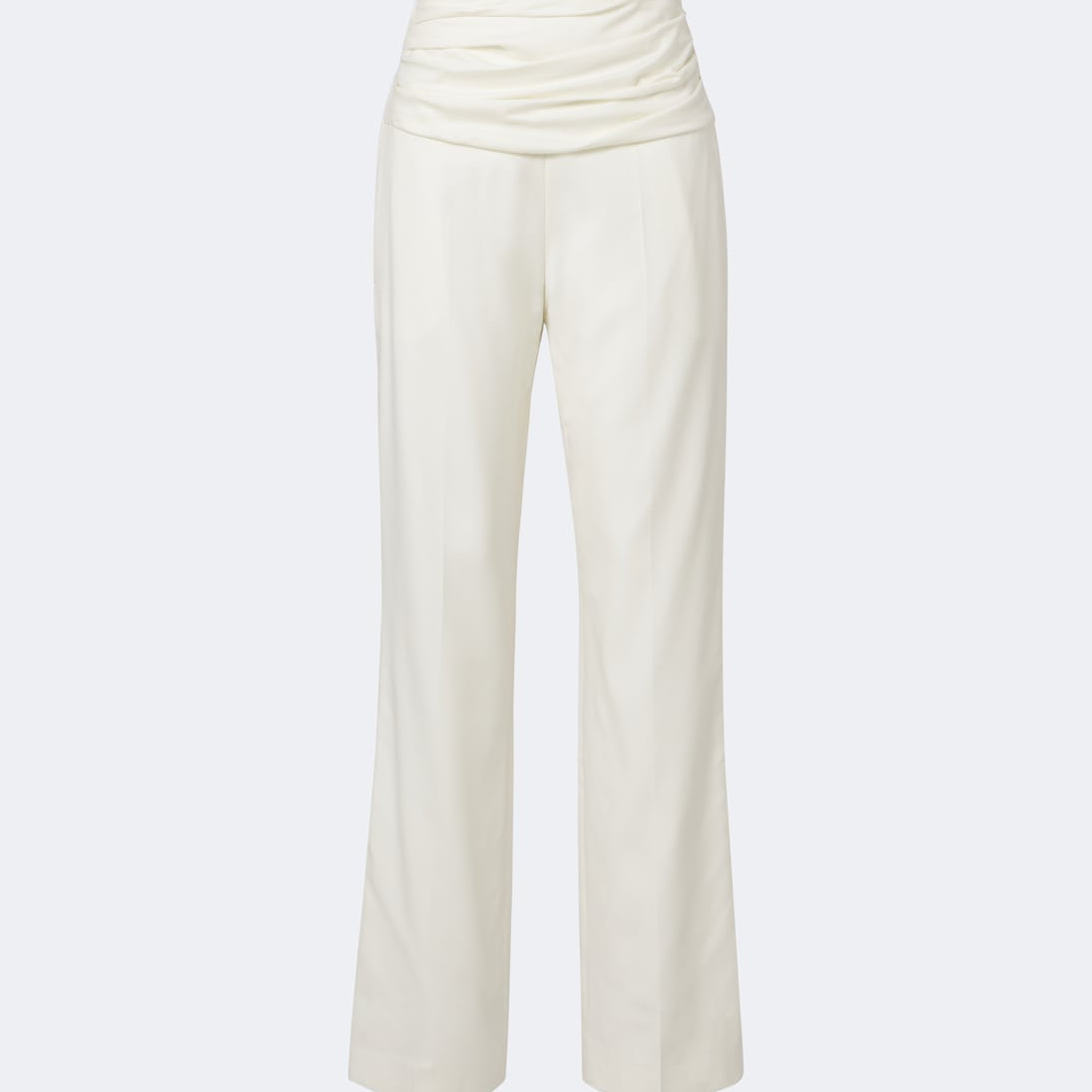 Tove - Albertine ruched virgin wool wide-leg pants