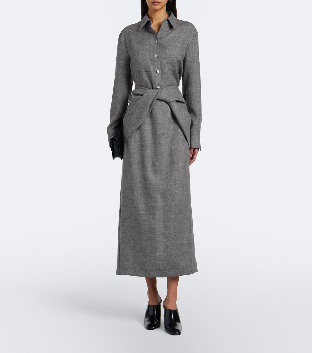 Tove - Hope virgin wool midi skirt