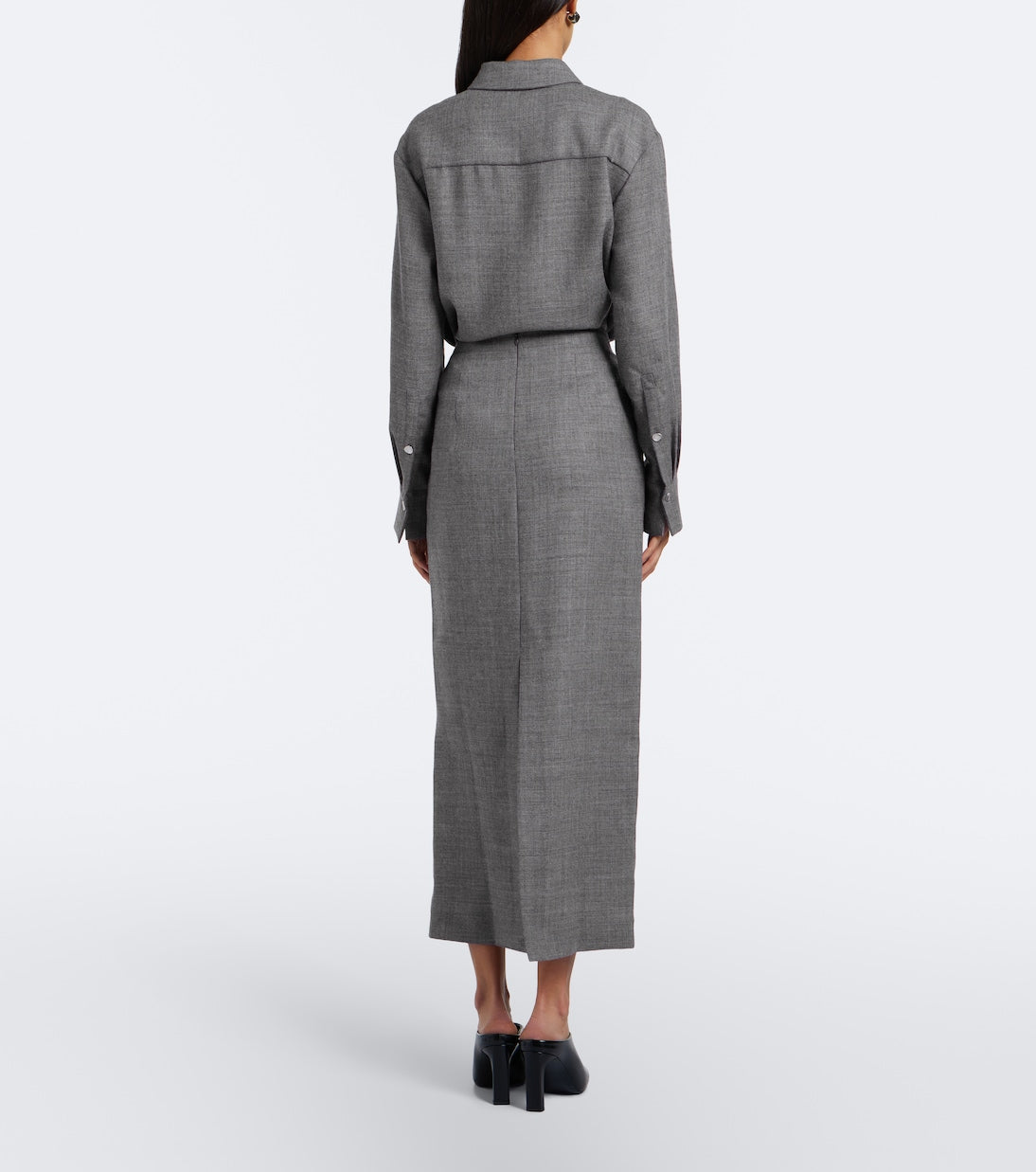 Tove - Hope virgin wool midi skirt