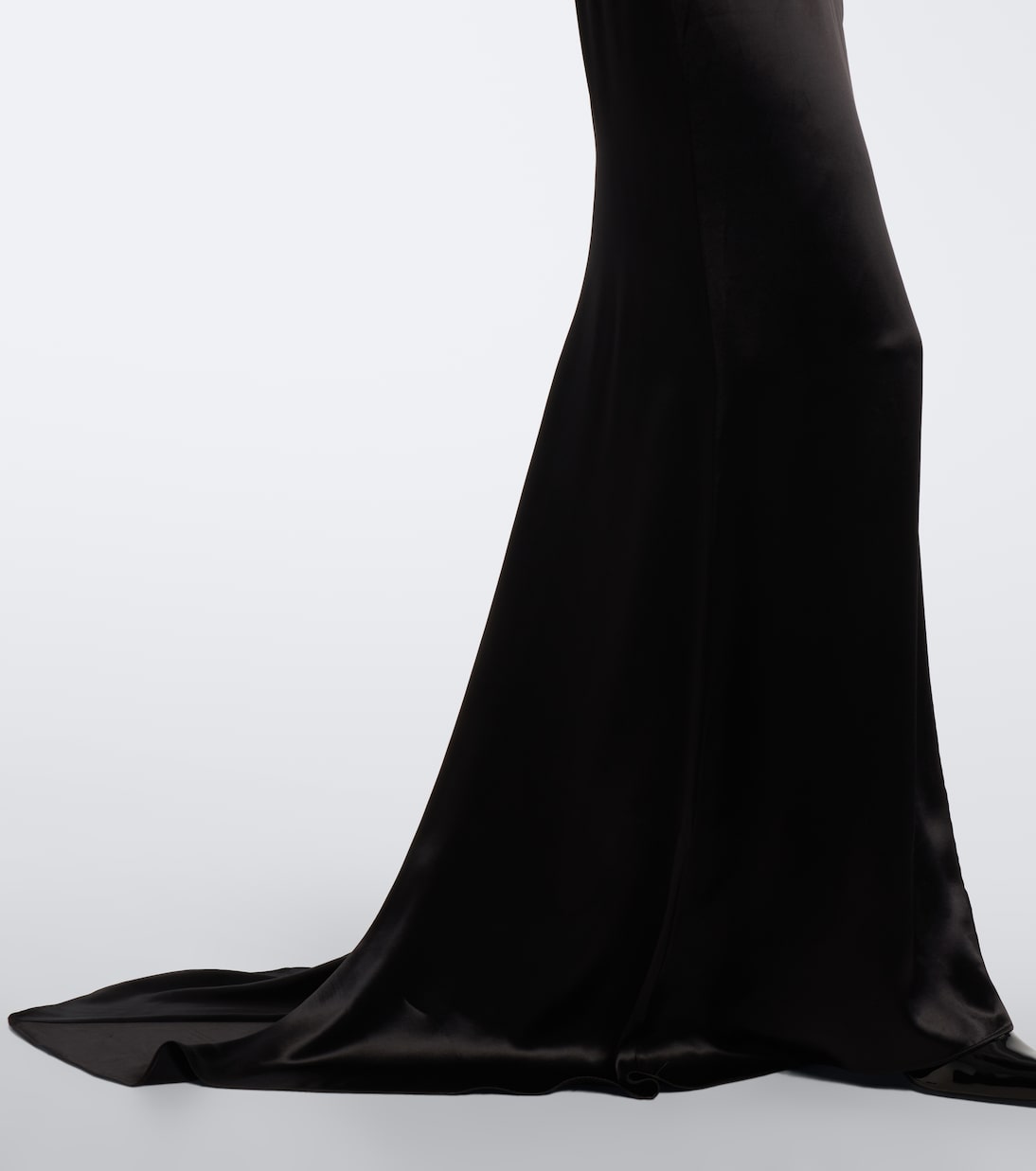 The Attico - Cutout embellished satin gown
